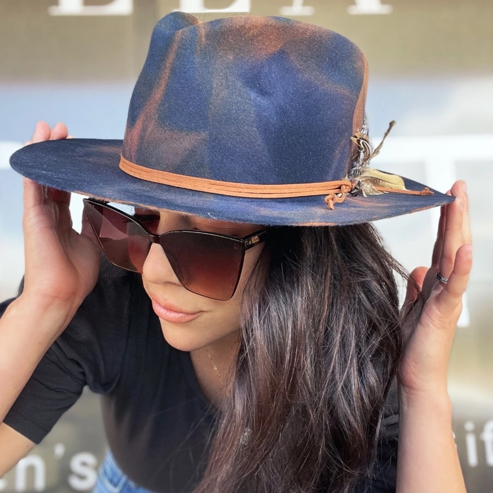 RARE HTF 👀 Stetson Retrograde Hat ✨🪐 7 1/4 Sz L